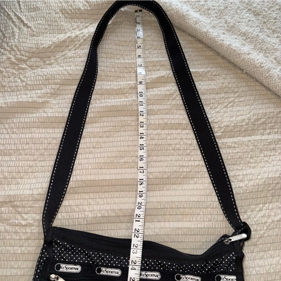 Black & White Expandable Dotted LeSportsac Wet Bag - Picture 10 of 12